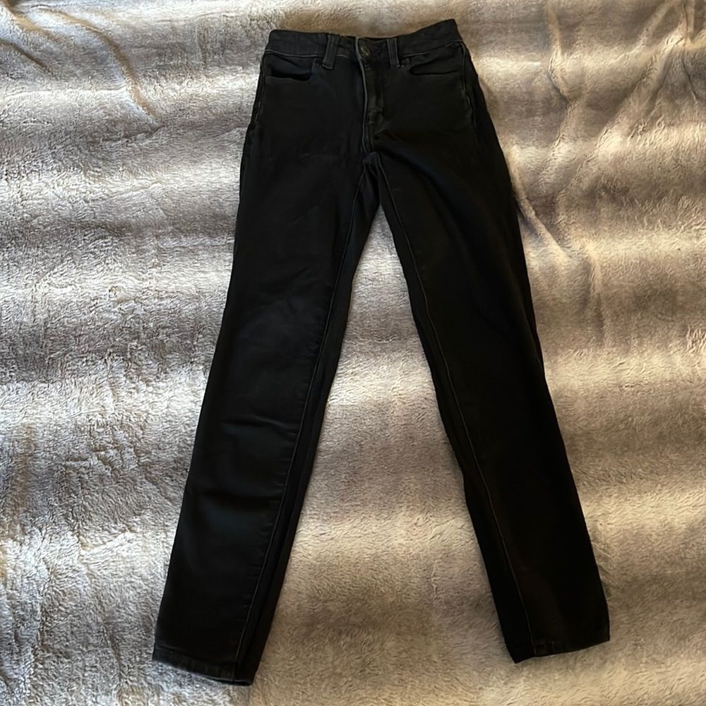2/$25  American Eagle Black Denim Stretch